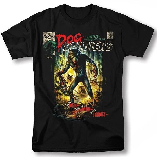 Dog Soldiers Shirt Horror Movie Vintage Graphic Design TShirt S