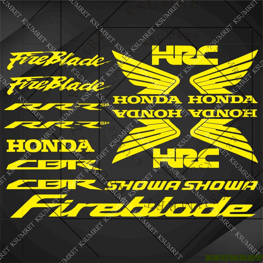 WRS2 For Honda Fireblade Motorcycle Stickers CBR1000RR CBR900RR RR-R SP HRC Racing Logo Decal Waterproof