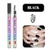 1/12Pc 3D Effect Nail Art Graffiti Pen Nail Tools DIY Colorful Nail Art Graffiti Pen Nail DIY Quick-drying Dot Flowers Liner Pen