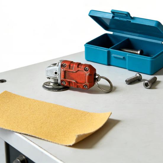 1/2/3 szt. Mini Młynek Breloczek 2 w 1 Wielofunkcyjny Miniaturowy Szlifierka Kątowa Breloczek Wisząca Dekoracja Torebka Portfel Urok Kolekcjonerski dla Entuzjastów