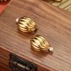 Retro Stripe Imitation Pearl  Women's Earrings Design Simple And Versatile Fashion Women's Earrings