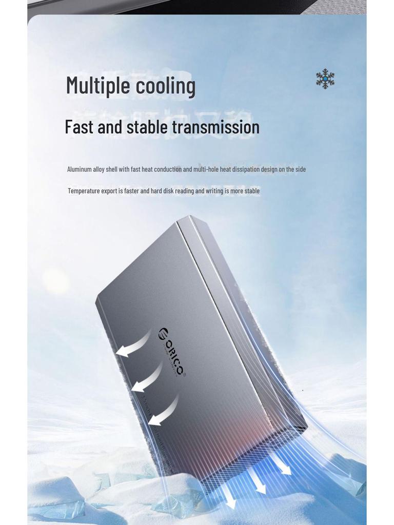 ORICO Mobile Hard Drive Enclosure, 3.5/2.5 Inch, USB 3.0, SSD/HDD Reader