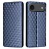 For iPhone Air Case Wallet Rhombus Imprinted Leather Phone Cover