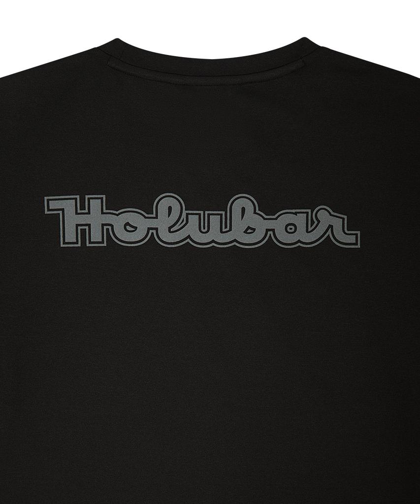 Holluba Lettering Logo T Shirt Black
