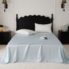 Solid Colour Style Tencel Bedding Set For Adults Kids One Piece Flat Sheet Colorful King Queen Full Size