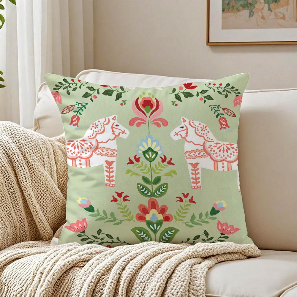 Classical Style Darama PrintBeautiful Cushion Cover Pillowcase Antidustmite Living Room Sofa Decor Cushion Room