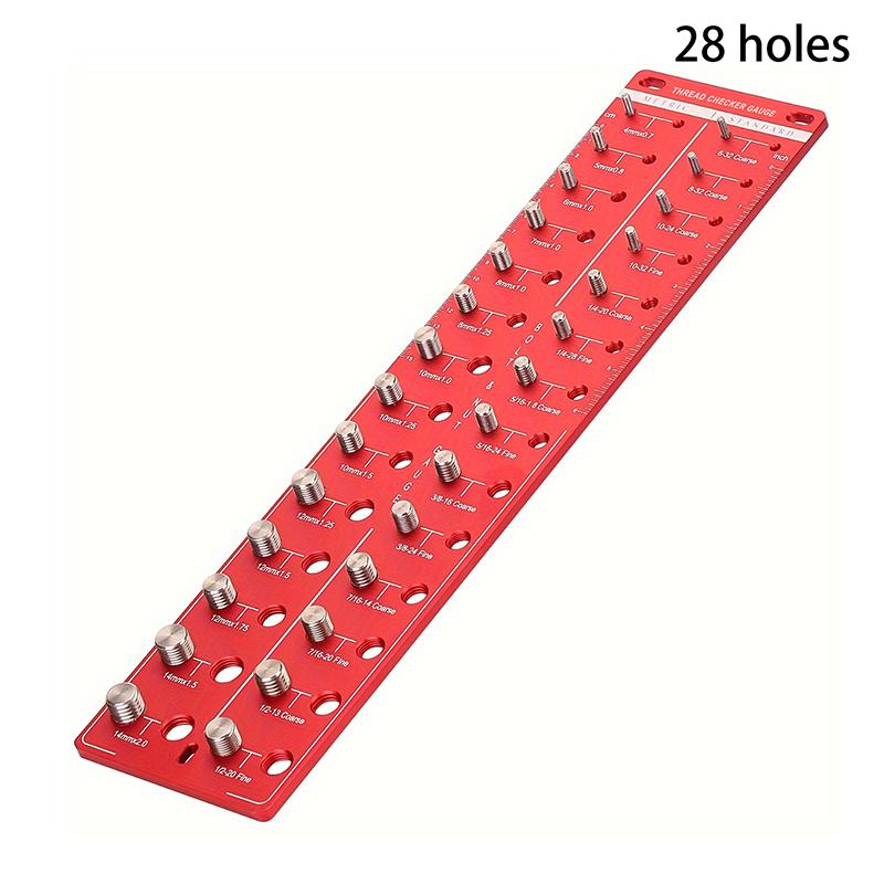 28 BitNut And Bolt Thread Checker Thread Size Checker Metric Size Bolt Size And Thread Gauge Thread Measuring Tools