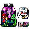 Sprunki Rhythm Box, Game Anime Backpack, Student Schoolbag, Computer Bag