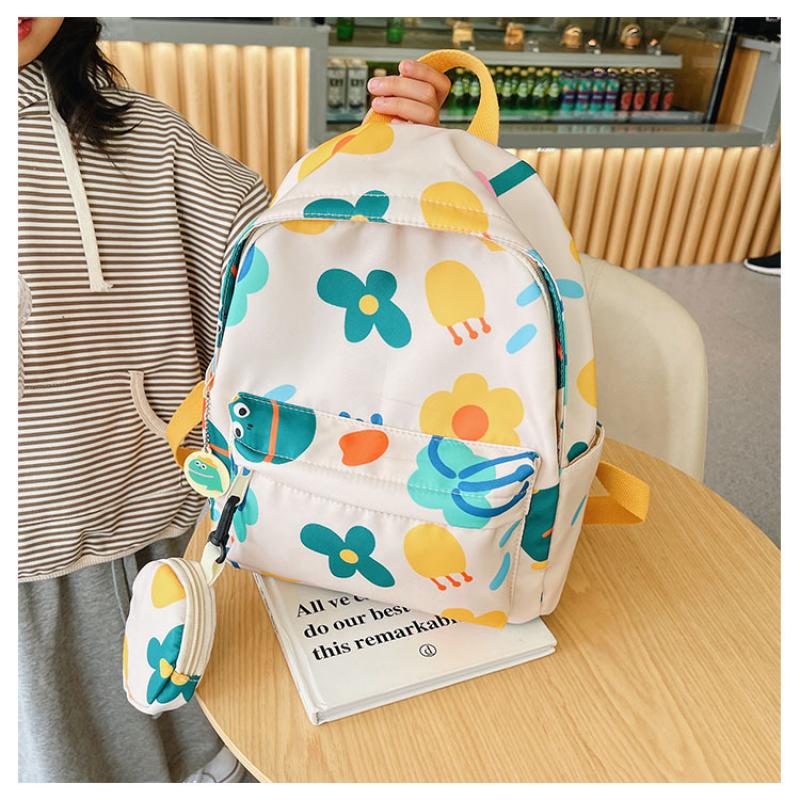 Kids' Backpack Cute Casual Style Floral Graffiti Backpack 26*13*30cm