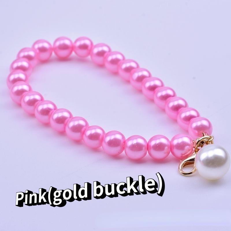 Короткая цепочка с имитацией жемчуга — фото 13