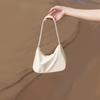 Niche Bag Femininity, Light Solid Color Versatile Baguette Underarm Bag, Popular Texture Portable Shoulder Bag