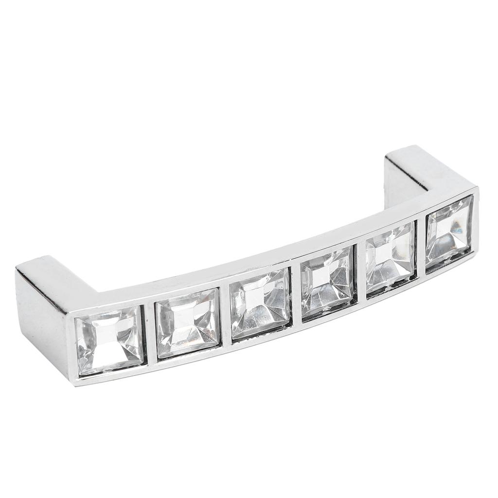 Crystal Handle Modern Simple Cabinet Door Diamonds Double Hole Handle Drawer Pull