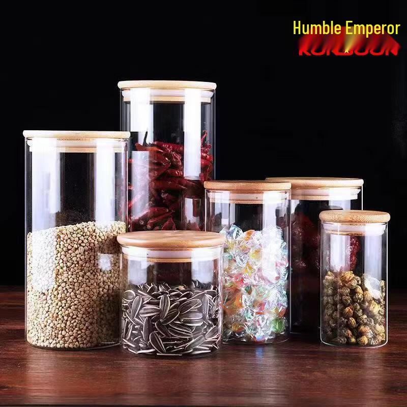 Qianxing Glass Storage Jar with Lid