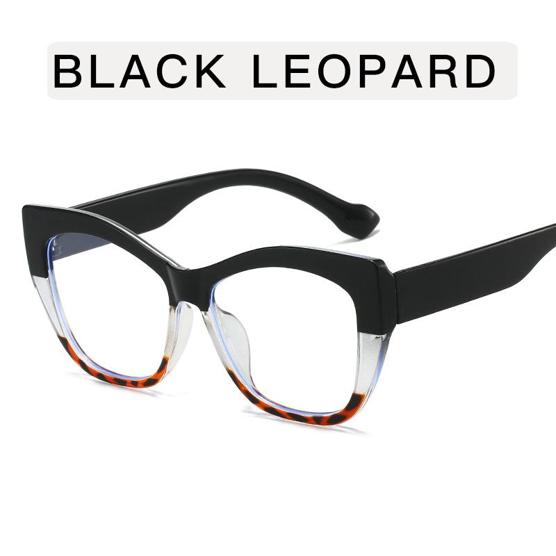 Retro Luxury Anti Blue Light Glasses Big Frame Cat Eye Eyeglasses Men Women Computer Blue Light Blocking Reading Eyeglasses