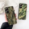 Camo Military Army Camouflage Pattern Phone Case for Apple iPhone 16 17 Air 14 15 Pro Max Plus 16+ 16E 14+ ProMax Soft Cover