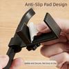 Organizer Aluminum Alloy Adjustable Desk Hook Adjustable Easy Install No-Drill Hook Portable Double Hook Bag Hanger Space Saving