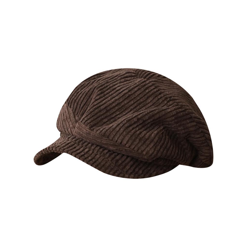 Nuovi Cappelli Newsboy in Velluto a Coste Autunno e Inverno per Uomo e Donna Cappelli da Pittore Rugosi Letterari Giapponesi Retrò Berretti di Design di Nicchia