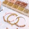 Style DIY Clay Beads Bracelet Making Kit Friendship Golden Letter Beads Kit for Jewelry Making Women Teen Girls Birthday Gift