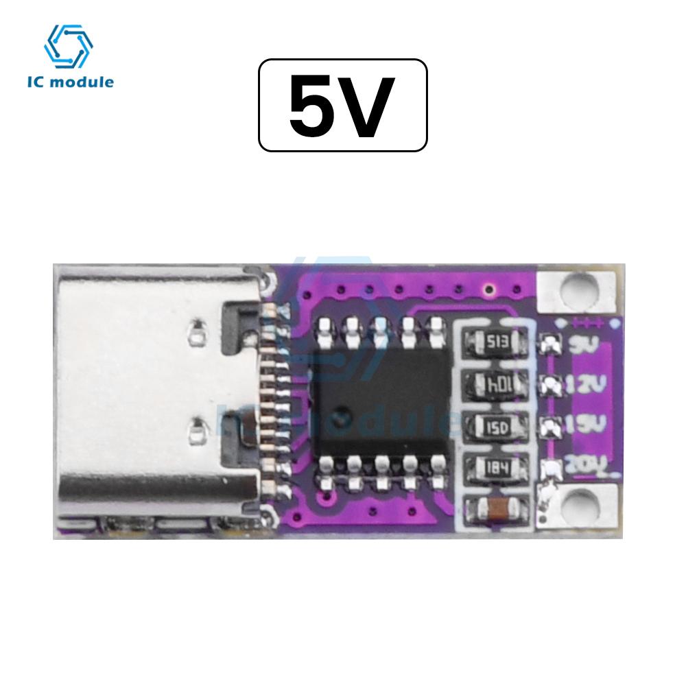 PD/QC2.0 3.0 Fast Charging Protocol Deception Boost Aging Test Trigger Module Type-c Output 5V/9V/12V/15V/20V
