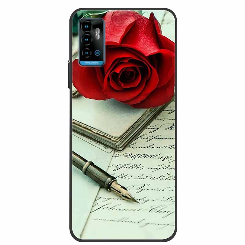 For ZTE Blade A71 Case Shockproof Soft silicone TPU Back Cover For ZTE BladeA71 Phone Cases for ZTE Blade A 71 2021 Cute Cartoon