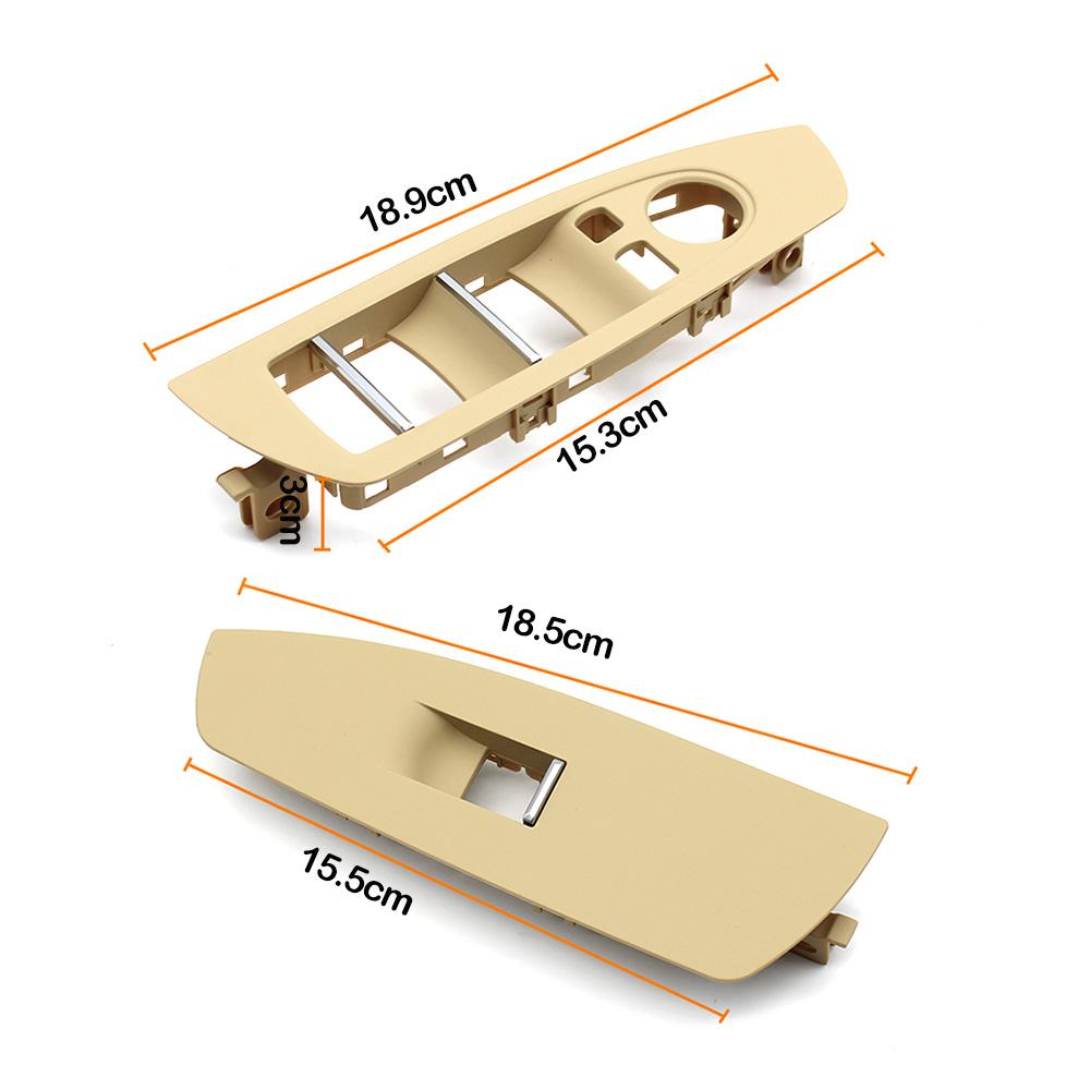 LHD Car Front Left Right Window Lifter Switch Outer Frame Panel Cover For BMW 7 Series F01 F02 730i 735i 740i 745i 750i 760i