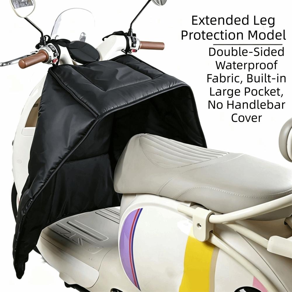 Double-sided Waterproof Motorcycle Windscreen Cover Waterproof Leg Warmer Autumn and Winter