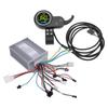 450W 48V 60V Brushless Speed Motor Controller Thumb Throttle with LCD Round Color Display for Electric Bike Scooter
