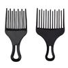 Gaffelkam med breda tänder Högkvalitativ hög- och lågväxelkam för DIY-frisyr