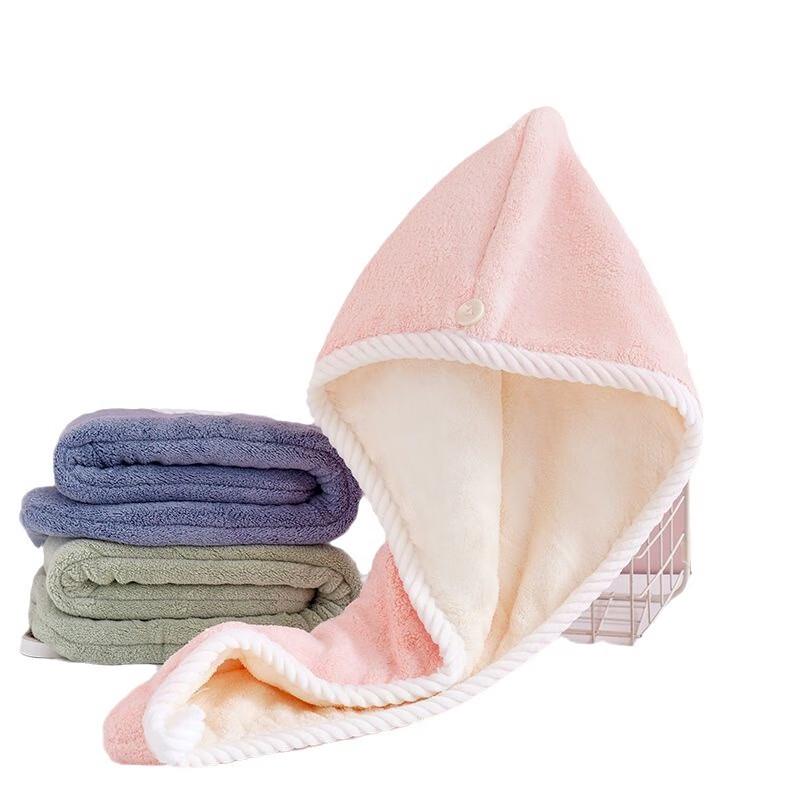 Quick Dry Hair Towel Caps