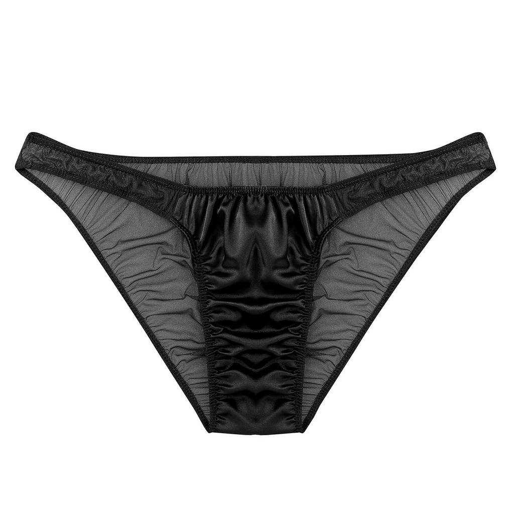 Buy Mens Sexy Lingerie Transparent Sheer Mesh Thong Tanga Underwear ...