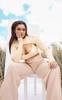 Prettylittlething Plus Bluzka Beżowa Xl 1Z5G1_B*