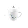 CELLO Microwave Safe Floral Mug Set For Tea Or Coffee Use With Leak Proof Design And Elegant Blue Creeper Pattern