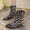 Elastic Boots Women 2025 Winter Sexy Pointed Toe High Heel Party Boots Fashion Slip On Nightclub Booties