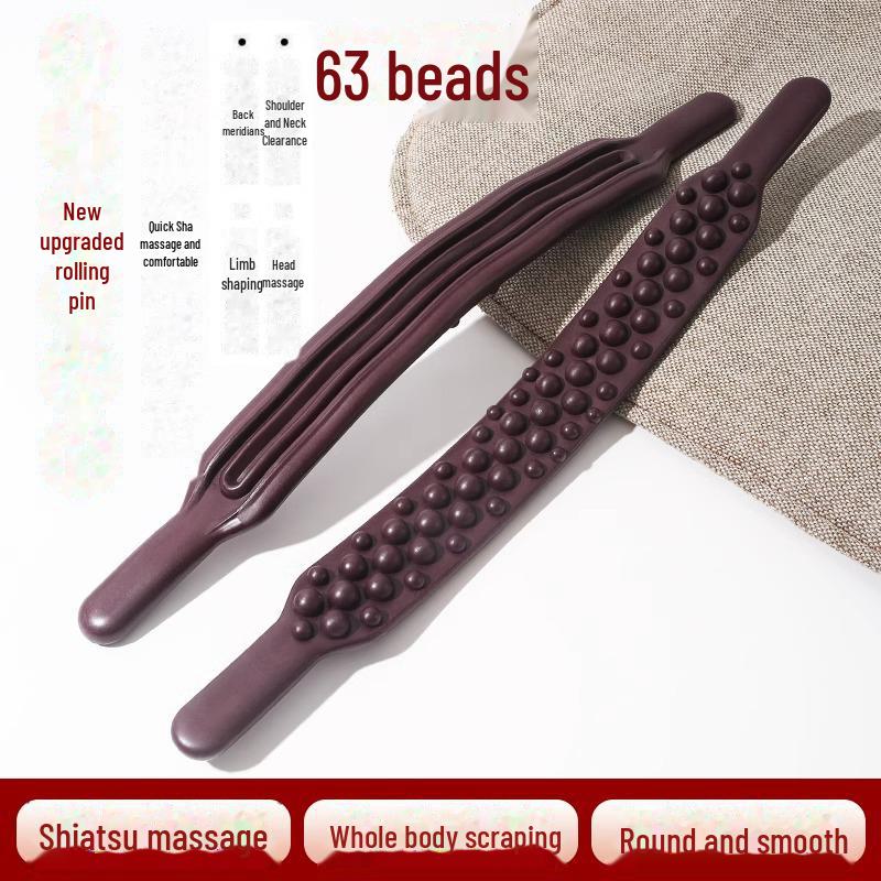 Double Row Muscle Massage Stick for Meridian, Abdomen, Tendon, and Leg Therapy