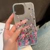 Pouzdra na mobilní telefon pro iPhone 11 13 15 Pro Max 12 14 Pro Max Pouzdro iPhone 16 15 Plus 13 Pro 12 Matná textura Malované kreslené květiny