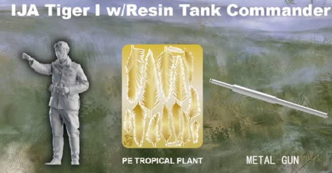 Border Model Japonská armáda Tiger I těžký tank Plastikový model BT023 1/35