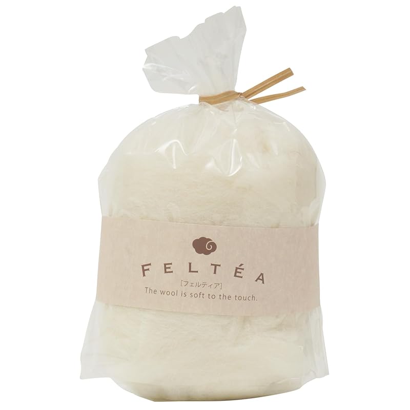 

сира вовна Feltea вовняний фетр 40 г (1.Білий)