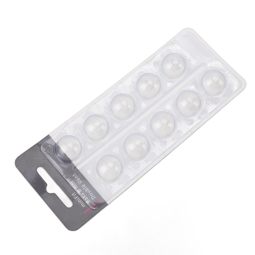 10pcs Double Vent Bass Dome Accessory Single Layer Double Vent Silicone Replacement Domes for MiniFi
