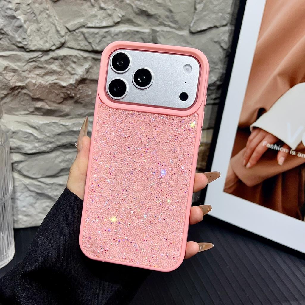 Fantasy Bling Little Rhinestone Glitter Phone Case For iPhone 17 16 15 14 Plus 13 12 11 Pro Max Shockproof Bumper Cover