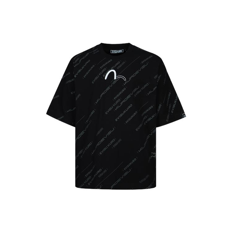 Evisu T-Shirts Unisex Crew Neck Moderate Straight Fit 2ESGNM3TS638FFCT