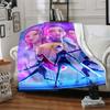 1PC K POP Demon Hunters, Huntrix Blanket, Throw For Sofa, Bed, Travel, Camping, Livingroom,