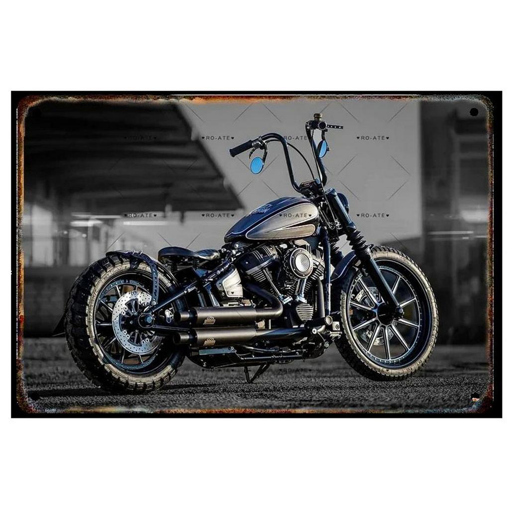 Plaque Metal Tin Signs Motorcycles Wall Decoration Vintage Art Posters Iron Painting for Man Cave Home Cafe Garage Club Bar