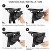 Scratchproof Bike Frame Bag Cycling Saddle Bag Tool Roll Bag Under Seat Pouch Portable Storage Bag Bicycle Cycling Pack