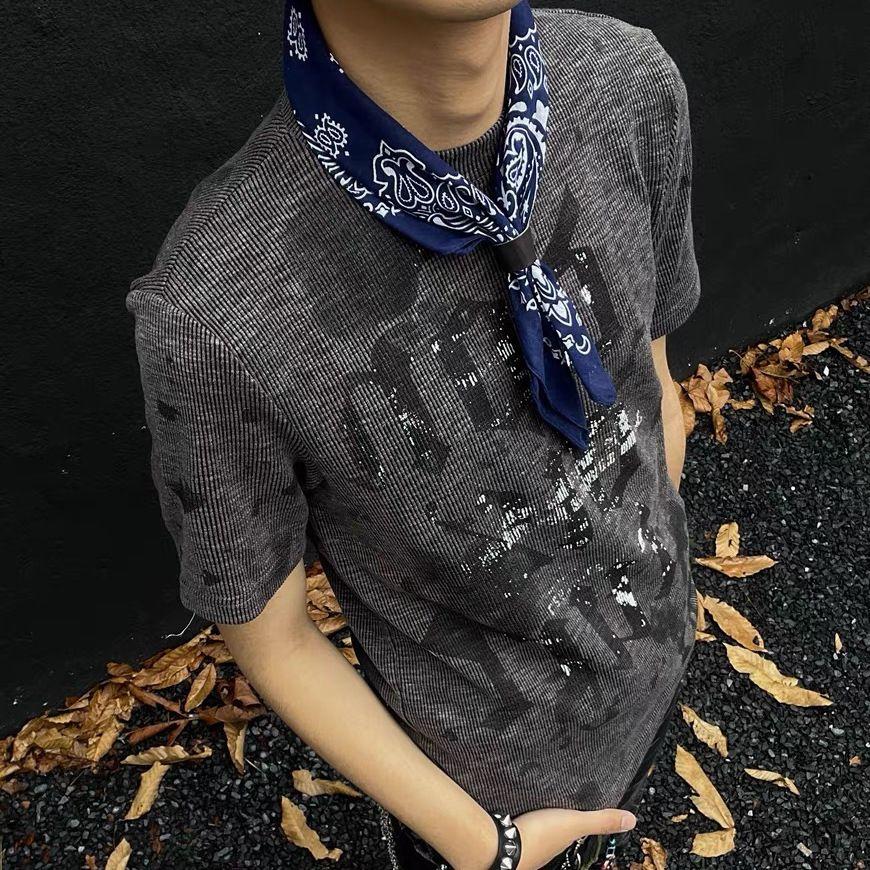 Dámské letterové tiskové Y2k estetické košile Streetwear Casual Vintage topy Letní Harajuku volná hip-hopová trička