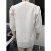 Dames Zomer Effen Kleur Casual Vierkante Hals Kant Ingezet 3/4 Mouw Top