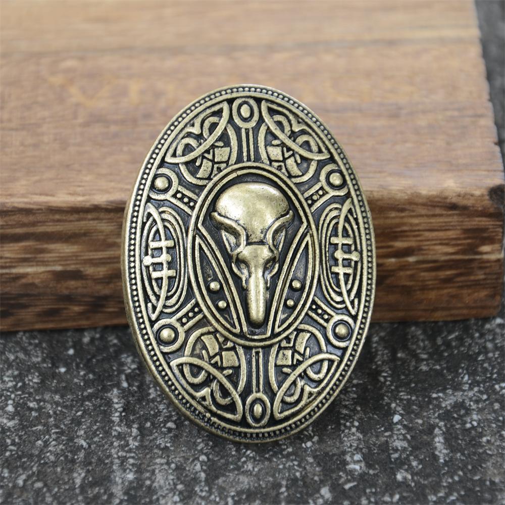 1Pcs Retro Sweden Norse Viking Brooches Jewelry Vintage Norse Talisman for Clothing Shirt Suit