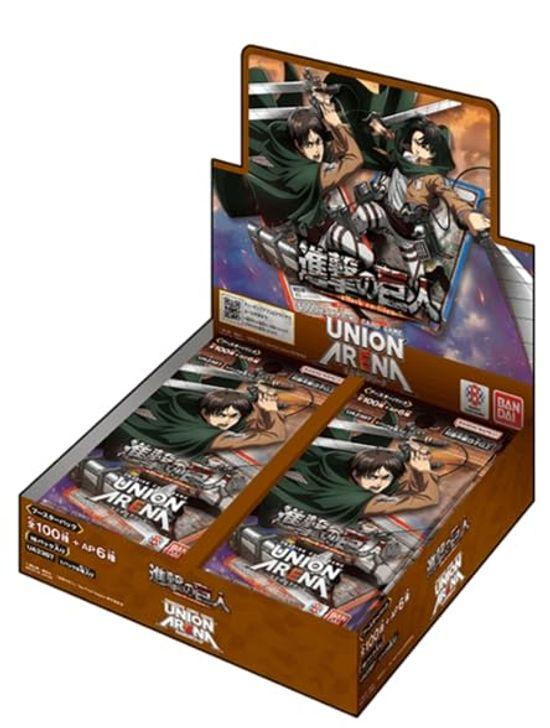 

[Товар для перепродажи] UNION ARENA Union Arena Booster Pack Attack on Titan [UA23BT] (BOX) 16 упаковок [1 нераспечатанная коробка]