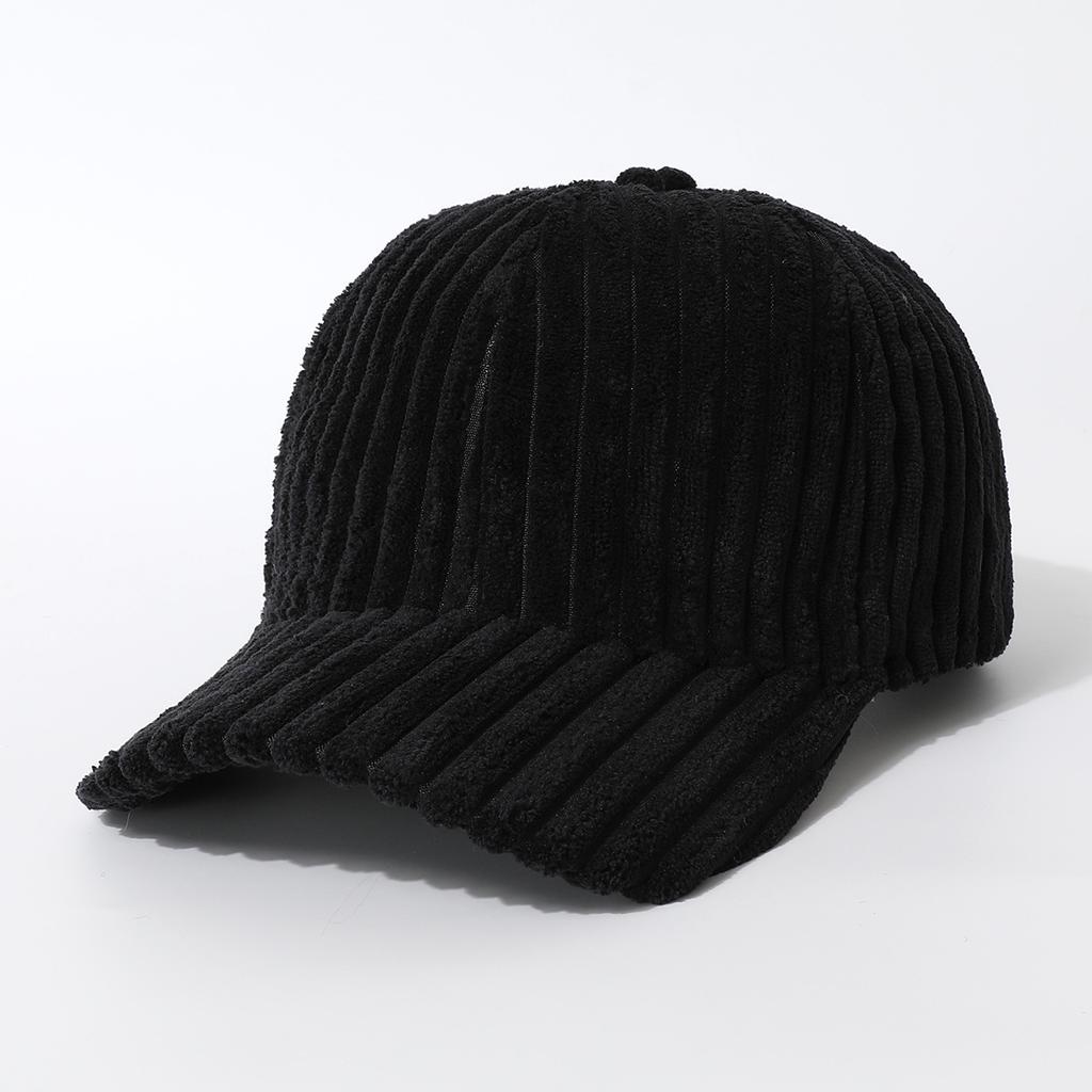Trend Striped Men'S And Women'S Hats Baseball Cap Cap Cap Season Thickened Warm Casual Hat