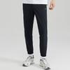 Skechers Basic Sports Series Lightweight Woven Elastic Waist Tapered Knit Pants Men bottoms Carbon-Black P223M085-0018