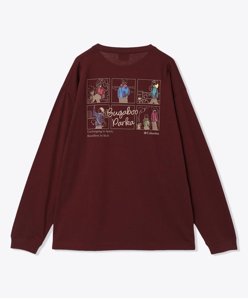 Lostbrook Long Sleeve PG2062 Elderberry Size S [Columbia] T-Shirt